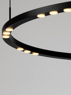 Полилей Nova Luce LUNETTE 9030926 черен детайл 7