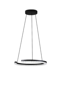Полилей Nova Luce GREAMY 9030950 черен в интериор