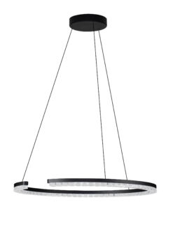 Полилей Nova Luce GREAMY 9030954 черен в интериор