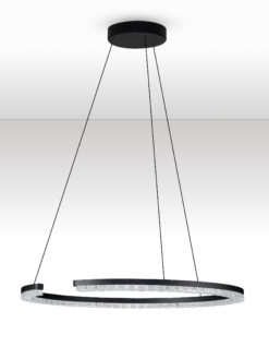 Полилей Nova Luce GREAMY 9030954 черен детайл 2