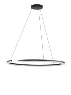 Полилей Nova Luce GREAMY 9030956 черен в интериор