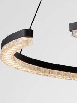Полилей Nova Luce GREAMY 9030956 черен детайл 4