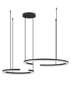 Полилей Nova Luce GREAMY 9030960 черен в интериор