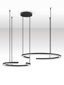 Полилей Nova Luce GREAMY 9030960 черен детайл 2