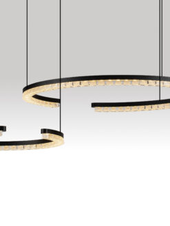 Полилей Nova Luce GREAMY 9030960 черен детайл 4