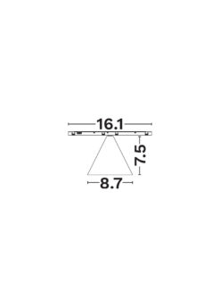 Магнитно тяло Nova Luce MINIMAL 9040130 черен детайл 2