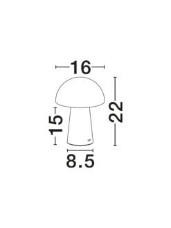 Настолна лампа Nova Luce ANDE 9050175 черен детайл 6