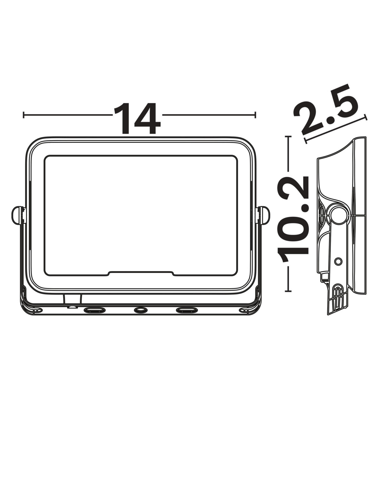 Прожектор Nova Luce GROTTO 9050807 черен детайл 2