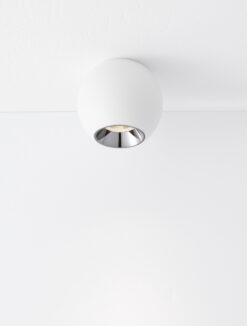 Луна за външен монтаж Nova Luce NANO 9052028 бял детайл 4