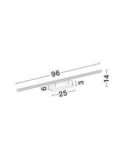 Аплик за баня Nova Luce LIVIA 9053301 бял детайл 3