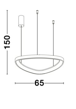 Полилей Nova Luce ESTEVA 9053551 бял детайл 5