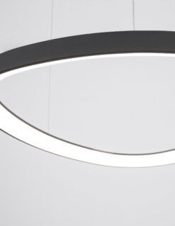 Полилей Nova Luce ESTEVA 9053552 черен детайл 4