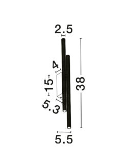 Аплик Nova Luce PARON 9060239 черен детайл 6