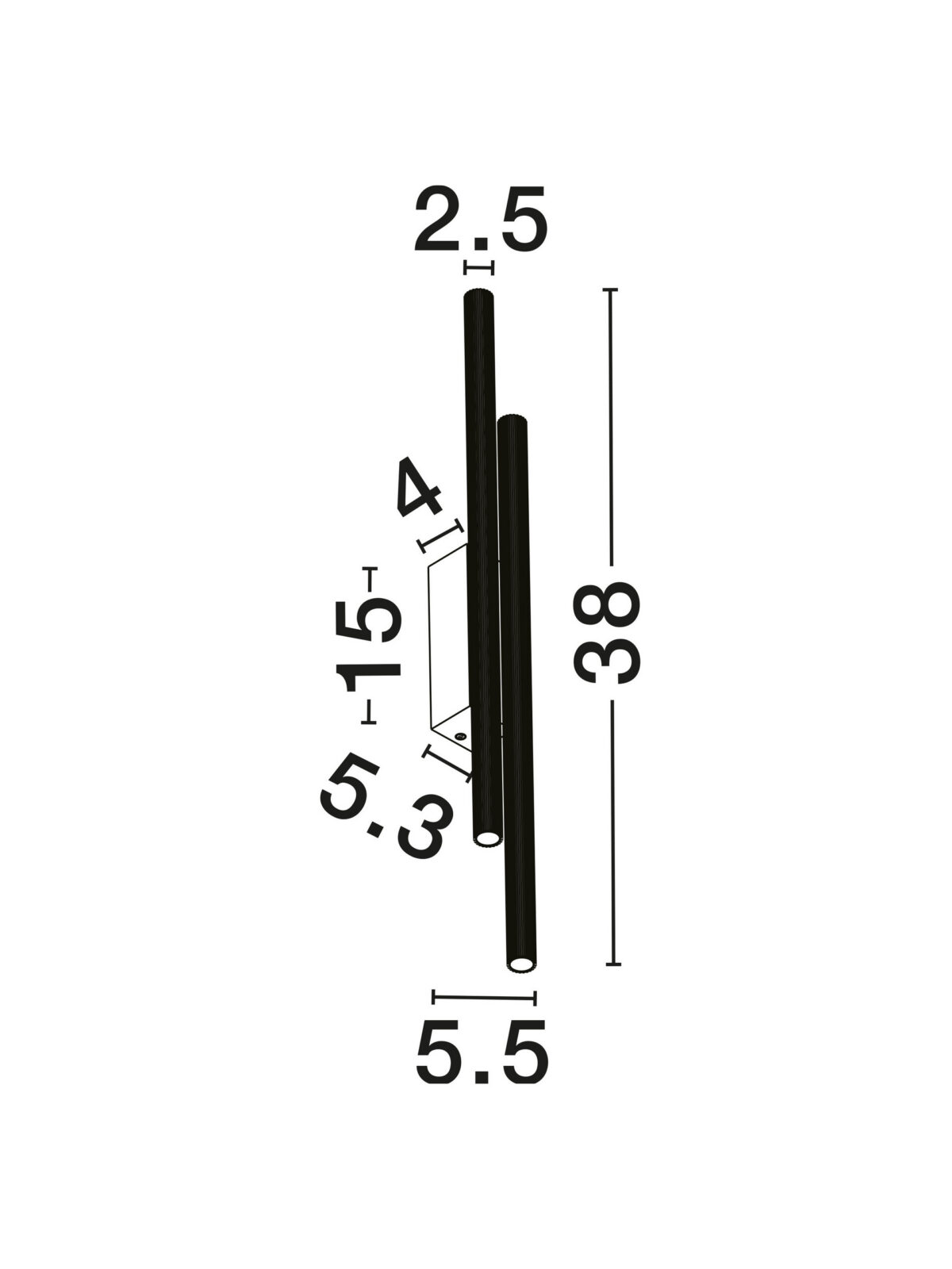 Аплик Nova Luce PARON 9060239 черен детайл 6