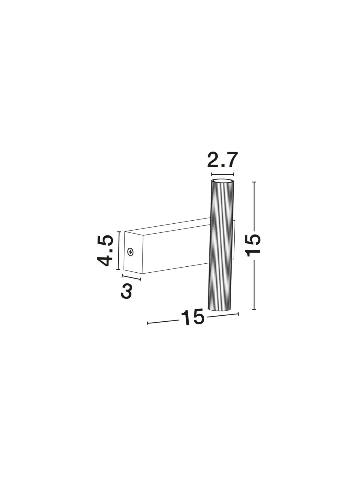 Аплик Nova Luce PARON 9060242 черен детайл 6