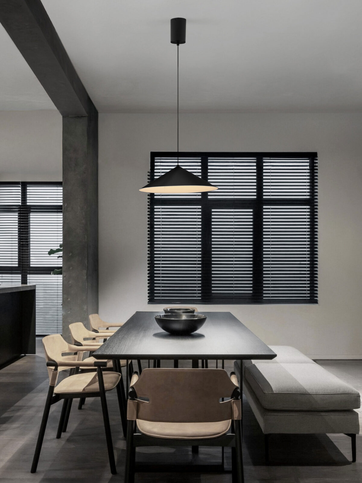 Полилей Nova Luce LUI 9060253 черен
