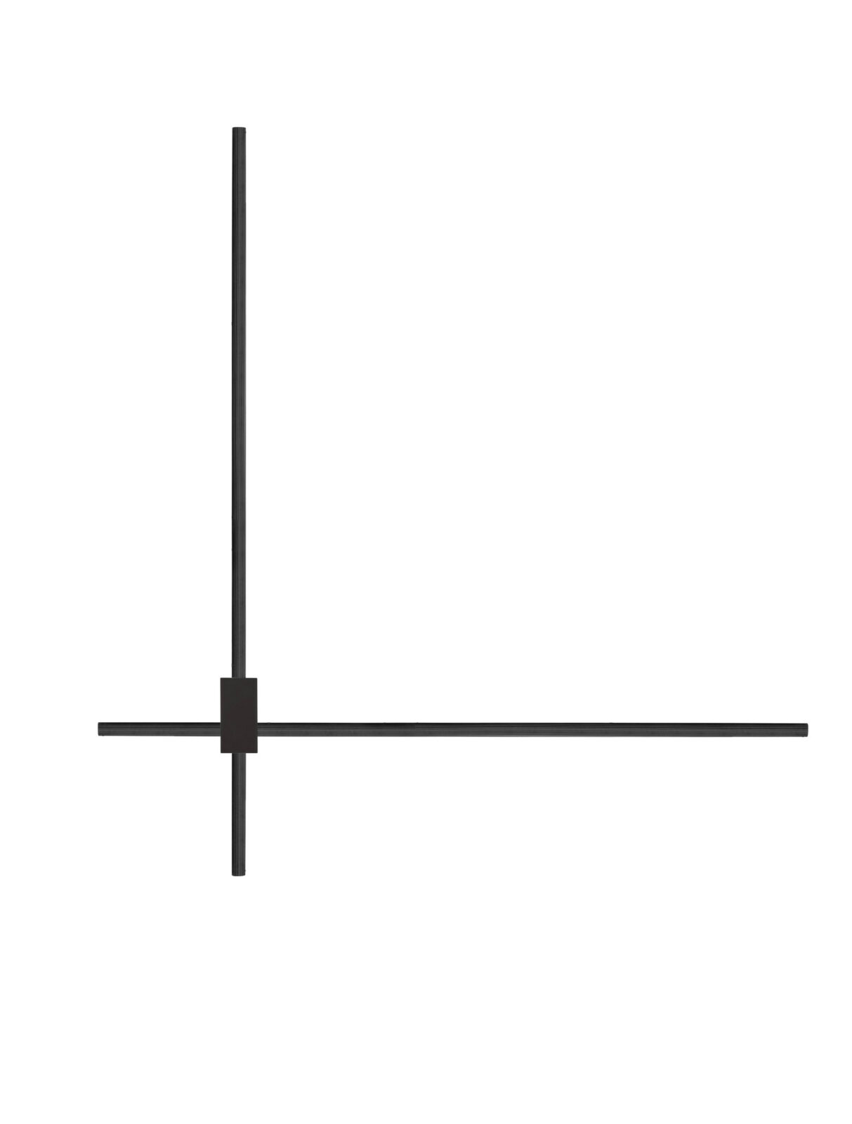Аплик Nova Luce PEAK 9060272 черен в интериор