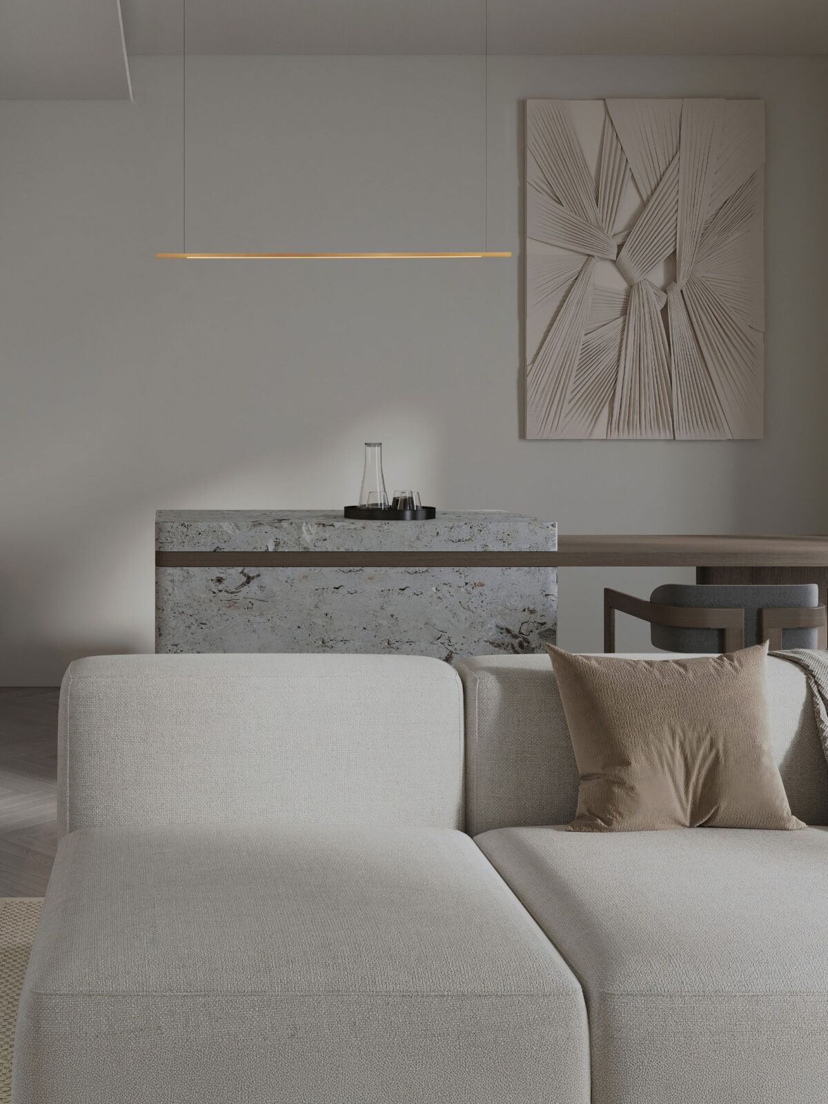Полилей Nova Luce BRILLIA 9060280 златист