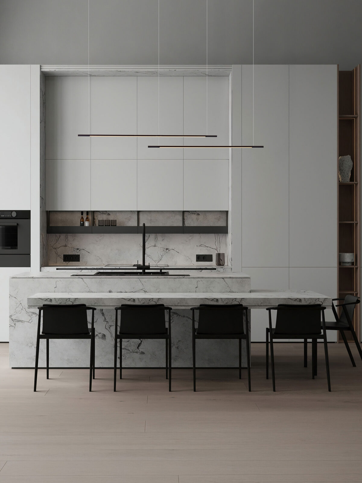 Полилей Nova Luce BRILLIA 9060281 черен