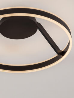 Плафониера Nova Luce BIANCO 9060285 черен детайл 5