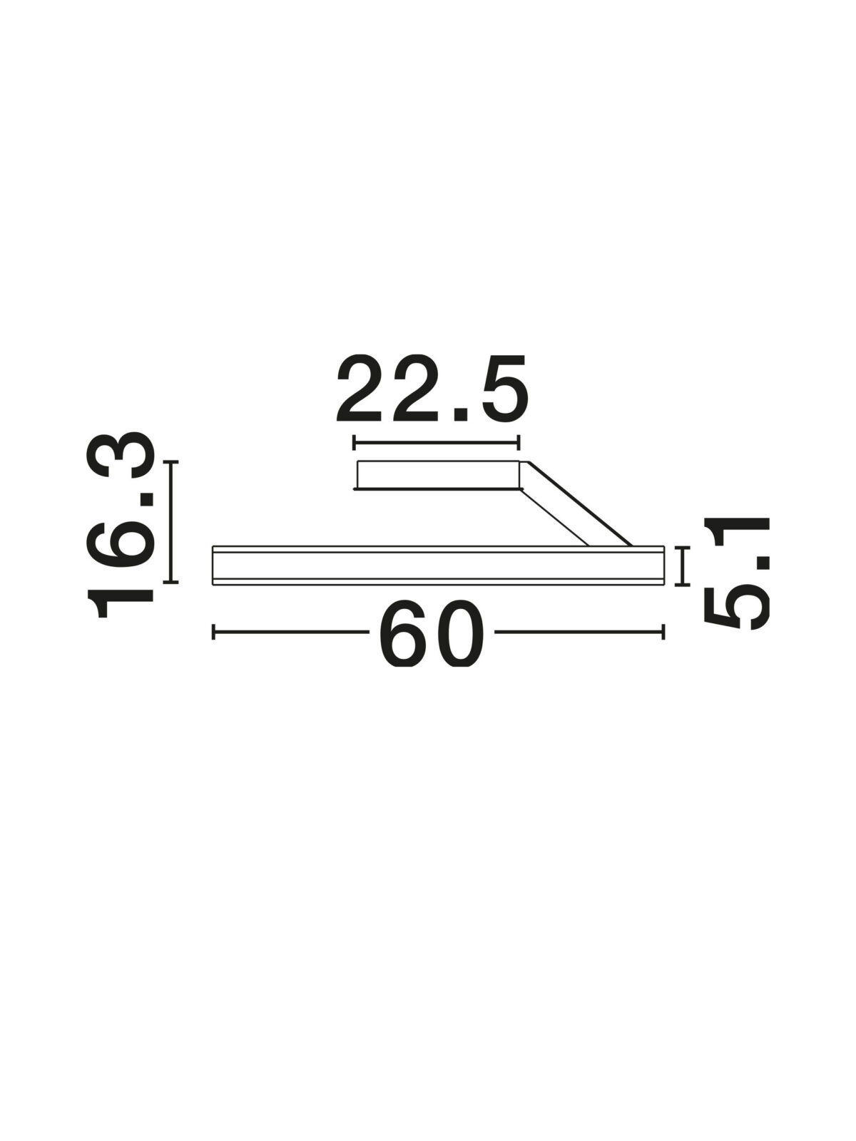 Плафониера Nova Luce BIANCO 9060285 черен детайл 6