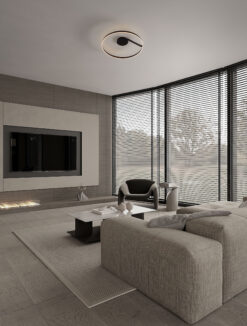 Плафониера Nova Luce BIANCO 9060287 черен