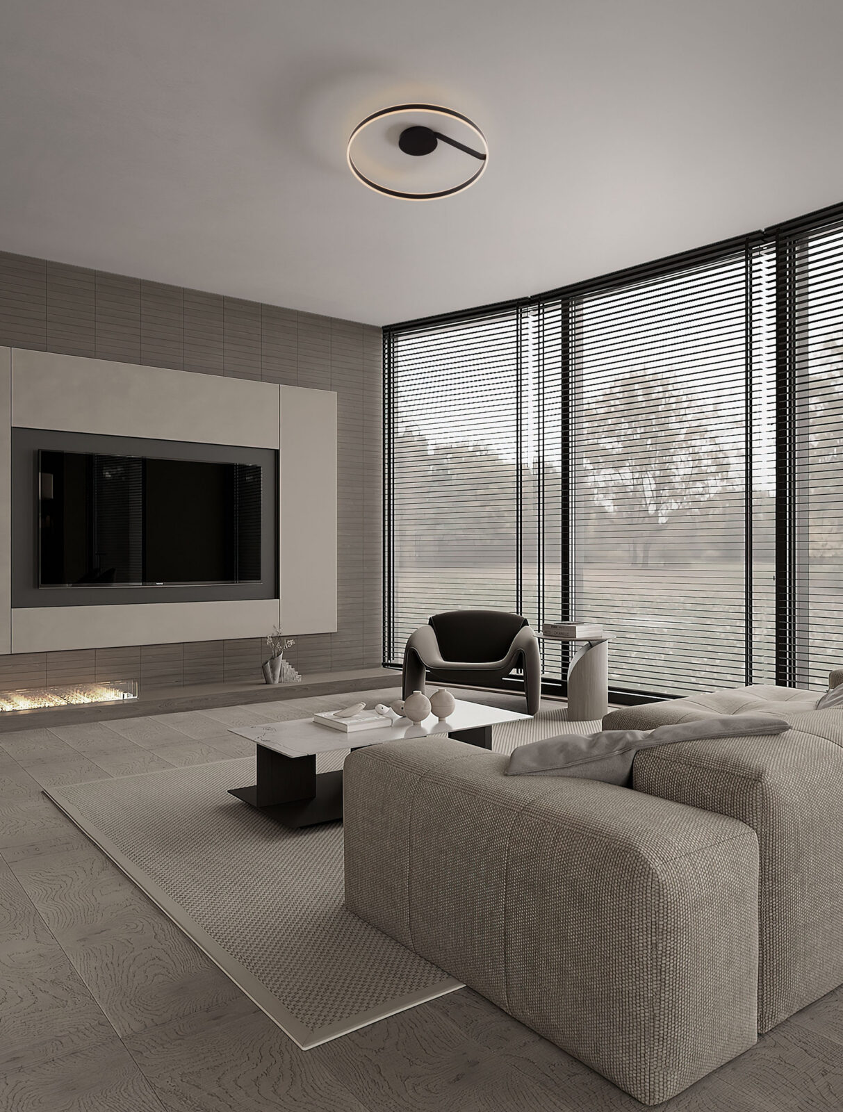 Плафониера Nova Luce BIANCO 9060287 черен