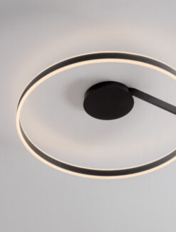 Плафониера Nova Luce BIANCO 9060287 черен детайл 4