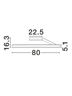 Плафониера Nova Luce BIANCO 9060287 черен детайл 5