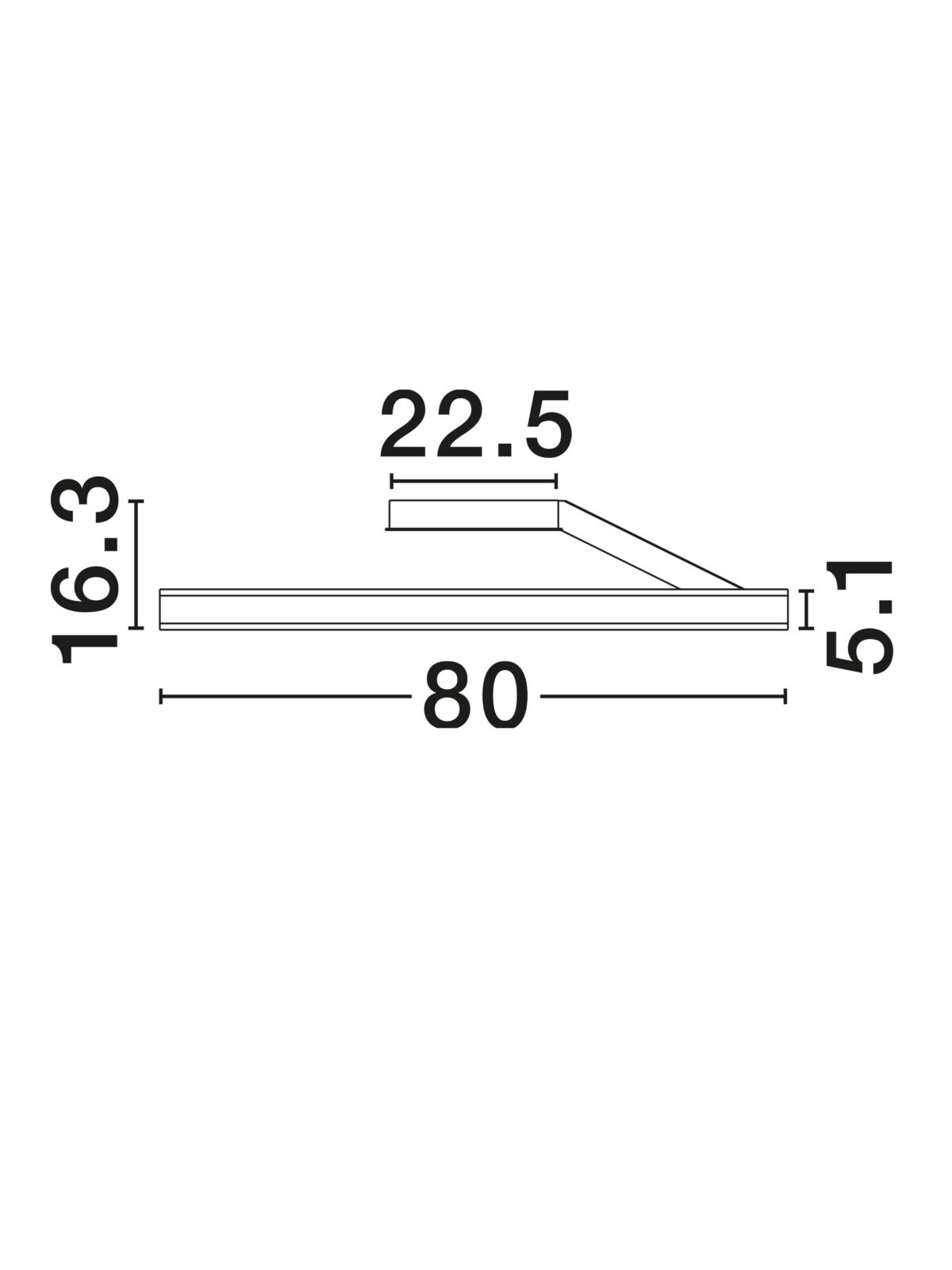 Плафониера Nova Luce BIANCO 9060287 черен детайл 5