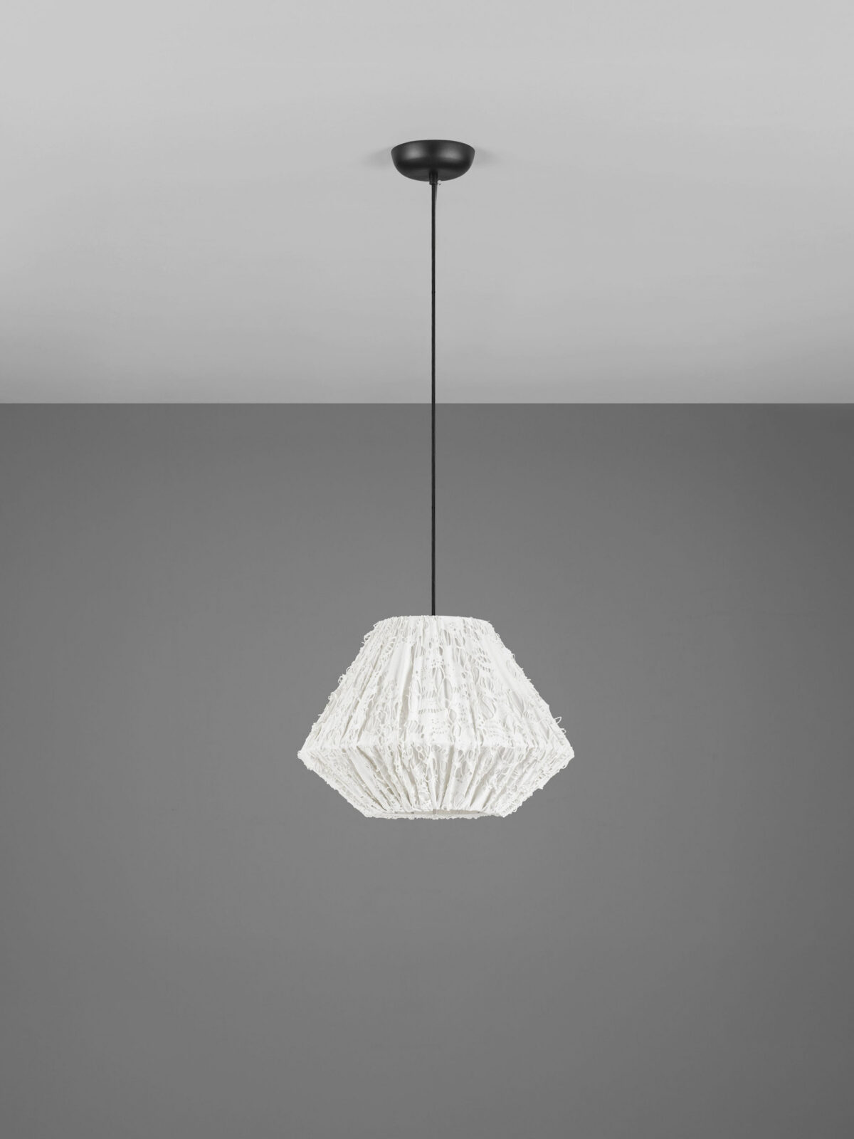Полилей Nova Luce WABI 9070622 черен детайл 2