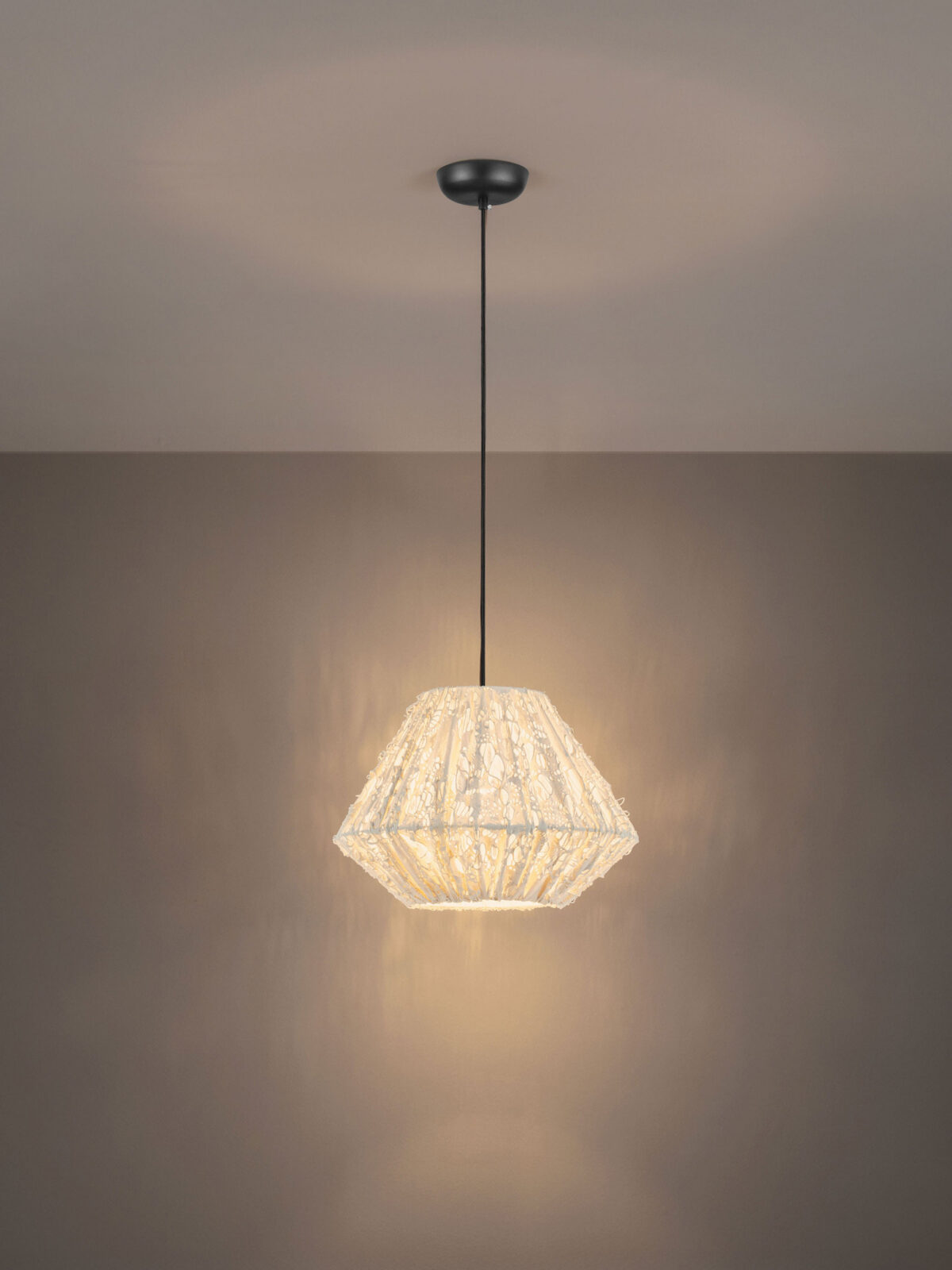 Полилей Nova Luce WABI 9070622 черен детайл 3