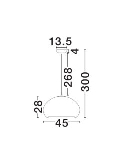 Полилей Nova Luce PASHIO 9070630 черен детайл 7