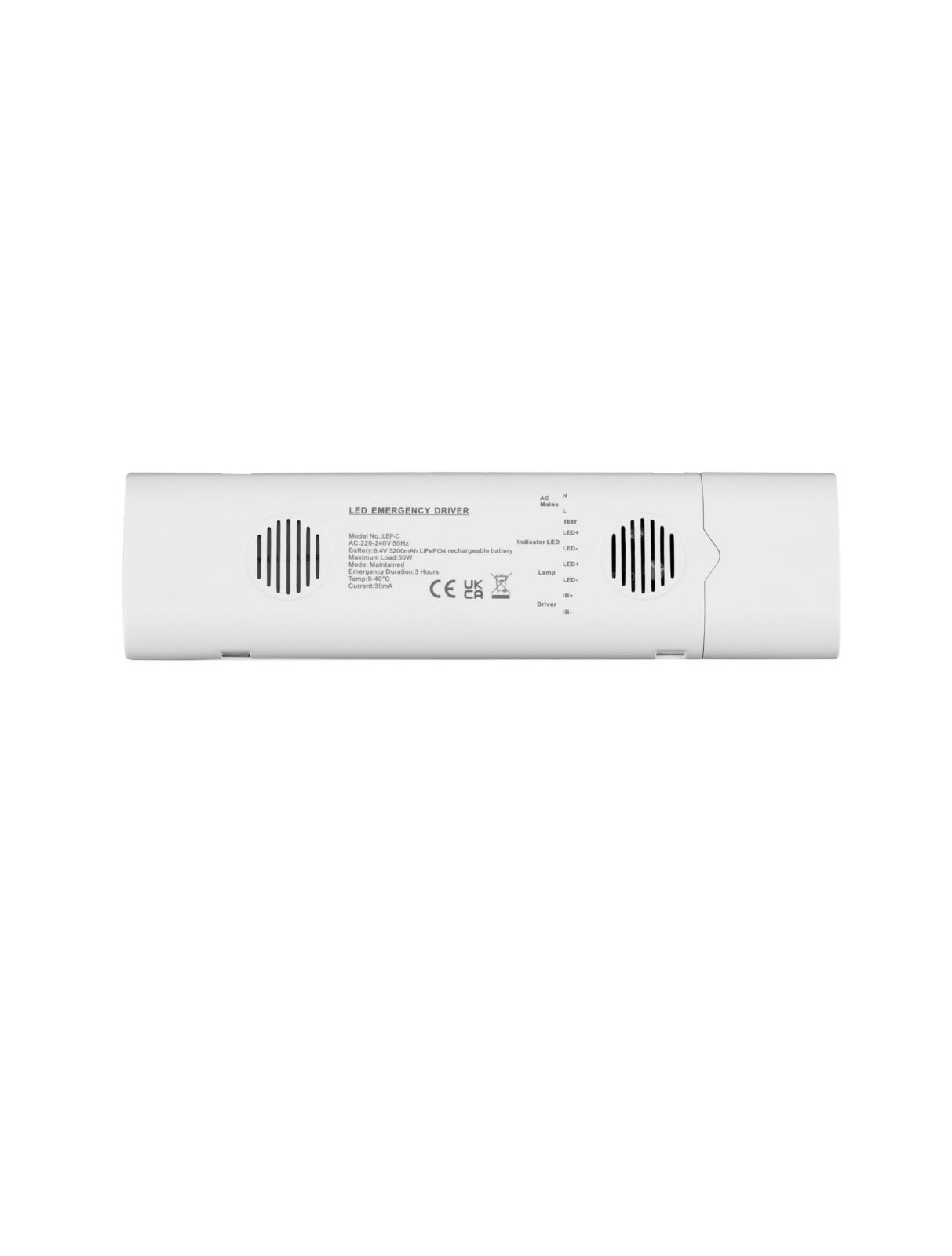 Аварийно тяло Nova Luce ELPACK 9080818 бял в интериор