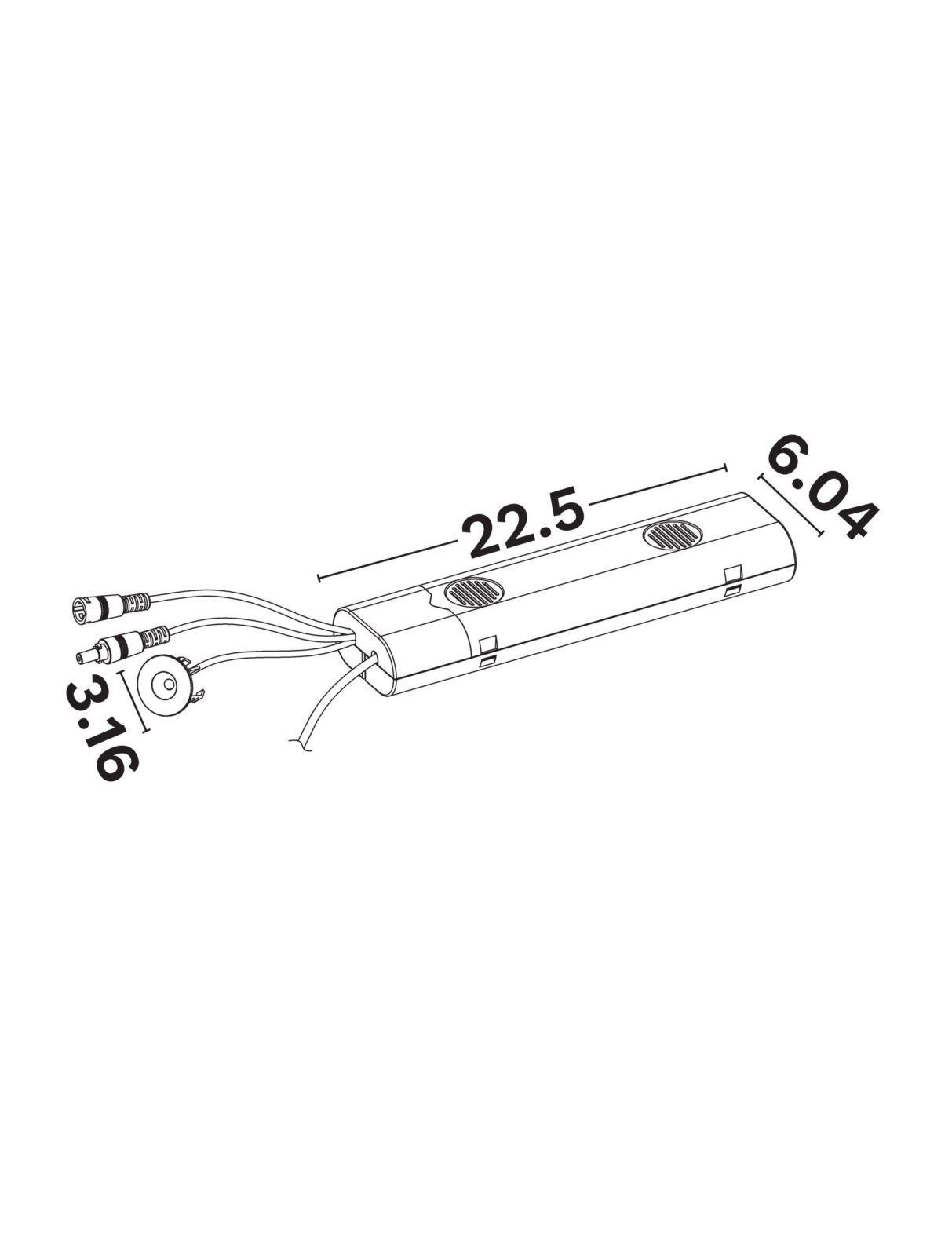 Аварийно тяло Nova Luce ELPACK 9080818 бял детайл 2