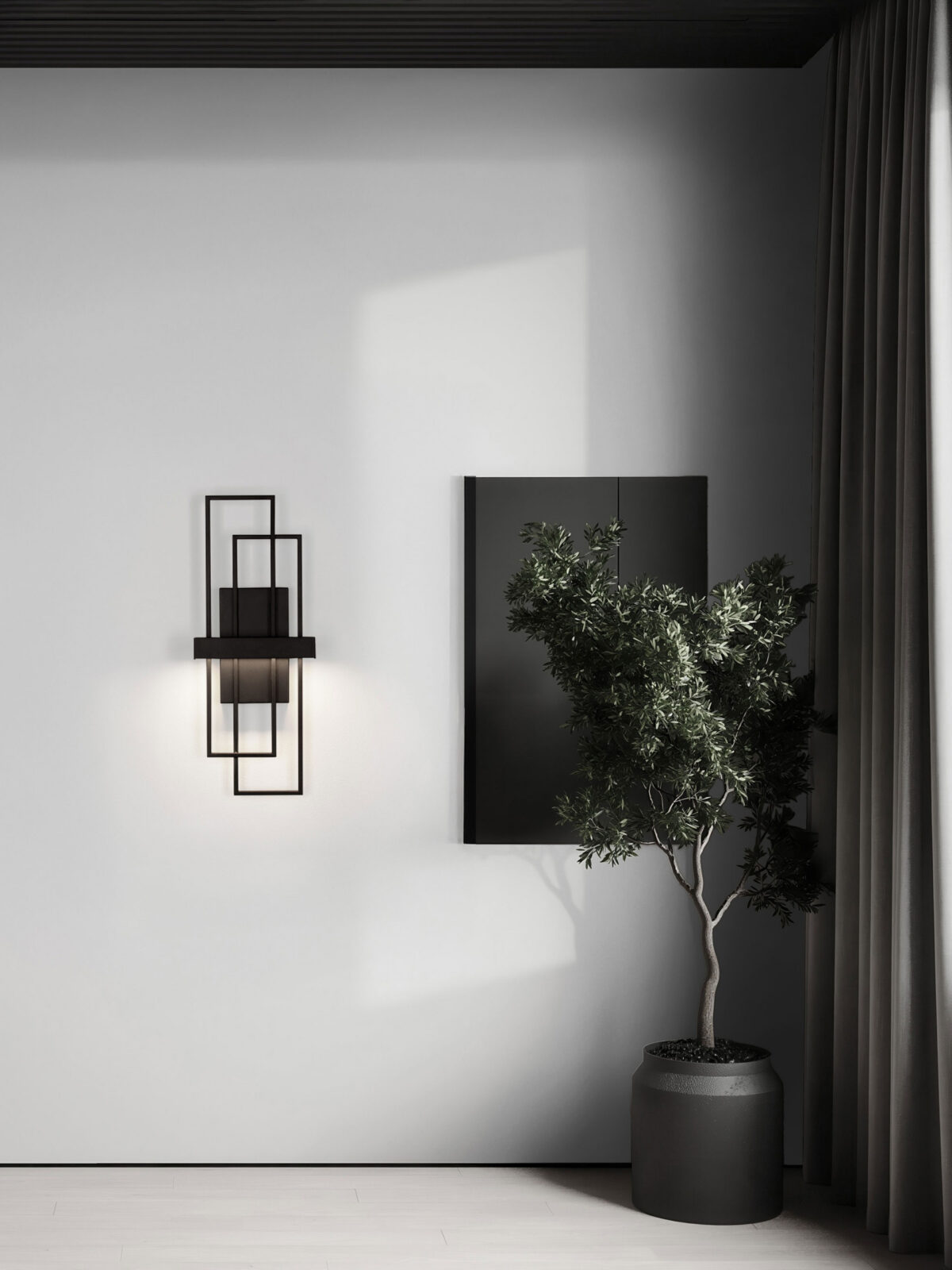 Аплик Nova Luce ALIS 9081819 черен
