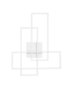 Плафониера Nova Luce ALIS 9081821 бял в интериор