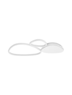 Плафониера Nova Luce ALTUS 9081828 бял в интериор