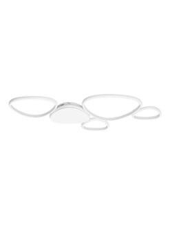 Плафониера Nova Luce ALTUS 9081829 бял в интериор