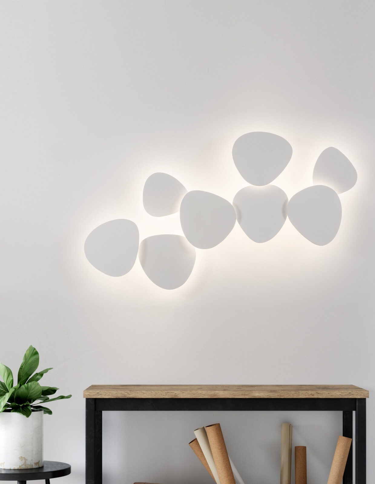 Аплик Nova Luce CRONUS 9084081 бял