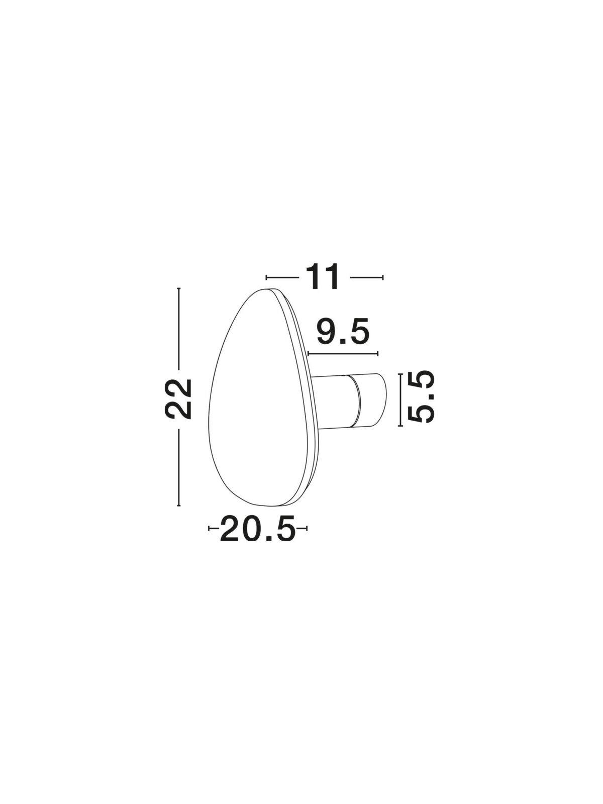 Аплик Nova Luce CRONUS 9084081 бял детайл 6