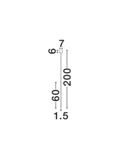 Пендел Nova Luce ELETTRA 9088103 черен детайл 6