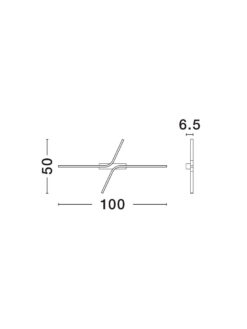Плафониера Nova Luce AKRO 9088116 черен детайл 5