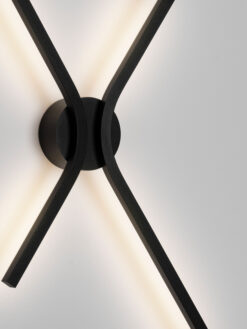 Аплик Nova Luce AKRO 9088118 черен детайл 5