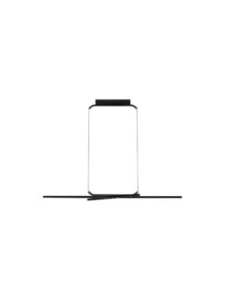 Полилей Nova Luce AKRO 9088119 черен в интериор