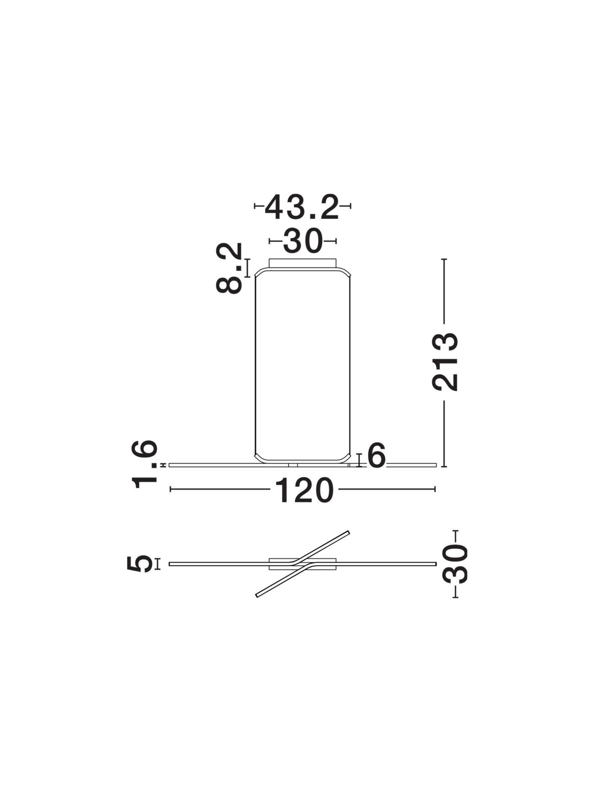 Полилей Nova Luce AKRO 9088119 черен детайл 7