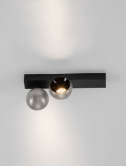 Плафониера Nova Luce LUSA 9088123 черен детайл 4