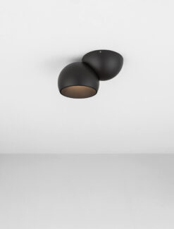 Плафониера Nova Luce LUSA 9088222 черен детайл 3