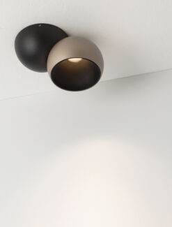 Плафониера Nova Luce LUSA 9088223 черен детайл 4
