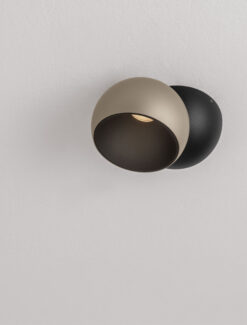Плафониера Nova Luce LUSA 9088223 черен детайл 5